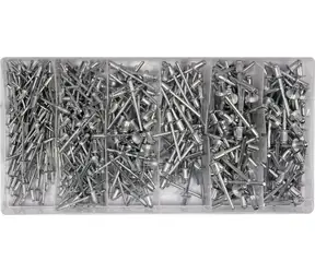 YATO YT-36420 / Zestaw nitów aluminiowych 400 szt. / 2,4 | 3.2 | 4,0 | 4,8 mm