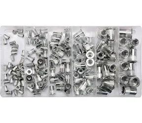 YATO YT-36460 / Zestaw nitonakrętek aluminiowych 150 szt. / M3-M10