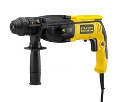 Stanley SFMEH210K / Kombinowana wiertarka udarowa i siekacz / 800W / 1250 obr./min / 4670 uderzeń-min / 2,4J / SDS- PLUS