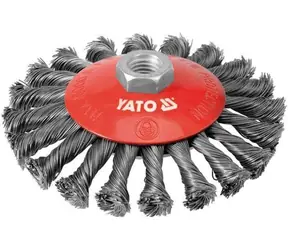 YATO YT-4764 / Szczotka druciana boczna M14 x 125 mm / Inox