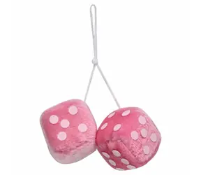 Kostki dekoracyjne Carpoint Plush - różowe