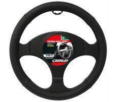 Carpoint Osłona kierownicy 37-39cm - skóra naturalna