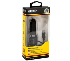 Ładowarka do telefonu komórkowego Aroso 12/24V - Micro USB 1A