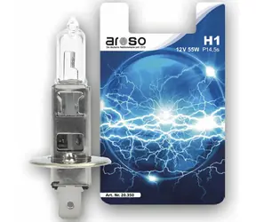 Żarówka samochodowa Aroso H1 12V 55W P14.5s - blister