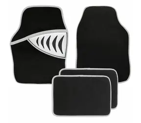 Dywanik samochodowy Aroso Textile z podkładką, zestaw 4 uniwersalnych części - szary