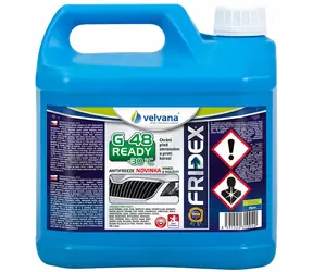 Płyn chłodzący Velvana 31.004 Fridex G11 / G48 / Type C / VW TL774C - 3l Gotowy miks -30°C