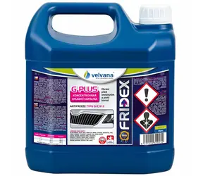 Płyn chłodzący Velvana 31.013 Fridex G PLUS / Typ F / G12 / VW TL774F - 3l