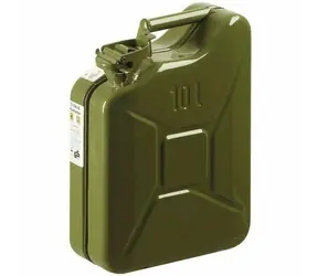 Kanister Aroso 5880 na paliwo / benzynę / olej napędowy 10l / metal - Wojskowy