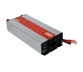 Przetwornica napięcia Carpoint 12V DC na 230V 50Hz 1500W AC - z podłączeniem do zacisków akumulatora samochodowego