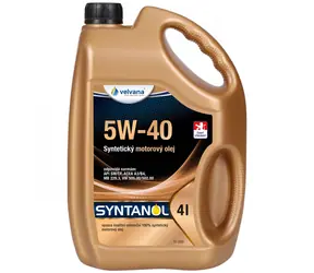 Velvana Syntetyczny olej silnikowy Syntanol 5W-40 4l