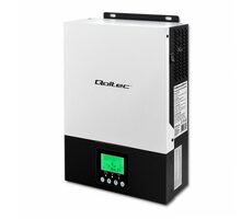 Stacja ładowania solarnego Qoltec 53875 13,5 V czarno - biały / 2KVA / 1,5 kW / 80 A / wyświetlacz LCD