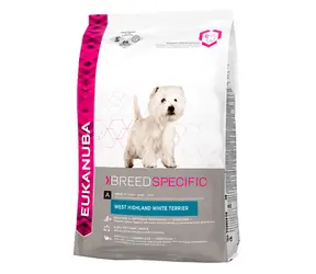 Eukanuba West Highland White Terrier 2,5 kg / pellet dla psów / dla dorosłych West Highland i White Terrierów od 1 roku