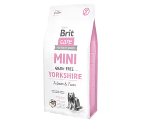 Brit Care Dog Mini Grain Free Yorkshire - Łosoś i Tuńczyk - 7 kg / Hipoalergiczna karma dla yorkshire terierów 