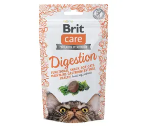 Brit Care Cat Snack Digestion 50 g / Półmiękki przysmak funkcjonalny