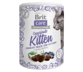 Brit Care Cat Snack Superfruits Kitten 100 g / Bezzbożowy przysmak z dodatkiem „Superowoców” dla kociąt