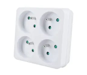 Puszka przyłączeniowa Solight 4 x 10A biała
