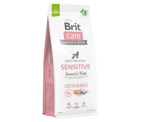 Brit Care Dog Sustainable Sensitive Insect & Fish 12 kg / Kompletna karma dla psów / dla psów wrażliwych i psów z nietolerancją