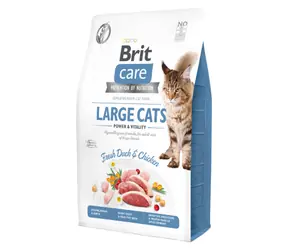 Brit Care Cat Grain Free Large Cats Power & Vitality 2 kg / Kompletna karma dla dorosłych kotów dużych ras