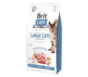 Brit Care Cat Grain Free Large Cats Power & Vitality 7 kg / Kompletna karma dla dorosłych kotów dużych ras