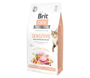 Brit Care Cat Bezziarnista Sensitive Zdrowe trawienie i delikatny smak 7 kg / Koty z wrażliwym trawieniem
