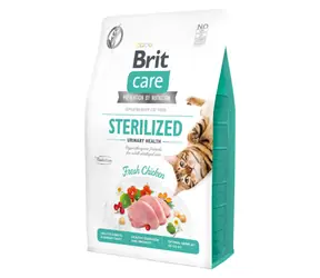 Brit Care Cat Grain Free Sterylized Urinary Health 2 kg / Kompletna karma dla kotów dorosłych i sterylizowanych 