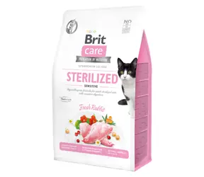 Brit Care Cat Grain Free Sterylized Urinary Health 400 g / Kompletna karma dla kotów dorosłych i sterylizowanych 
