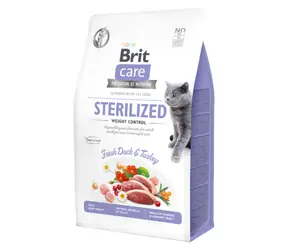 Brit Care Cat Grain Free Sterylized Weight Control 400 g / Kompletna karma dla kotów dorosłych i sterylizowanych 