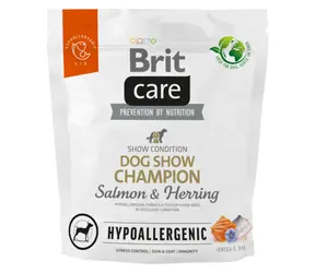 Brit Care Dog Hypoallergenic Dog Show Champion 1 kg / Kompletna karma dla psów / Hipoalergiczna 
