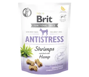 Brit Care Dog Funkcjonalna przekąska antystresowa krewetki 150 g / Funkcjonalne przysmaki dla psów