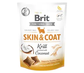 Brit Care Dog Funkcjonalna przekąska Skin&Coat Krill 150 g / Funkcjonalne przysmaki dla psów