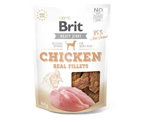 Brit Jerky-Filety z kurczaka 80 g / Przysmaki z suszonego mięsa