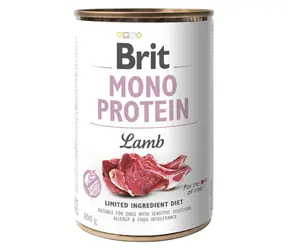Brit Mono Protein Lamb 400 g / Puszka dla psów / 100% czyste białko jagnięce