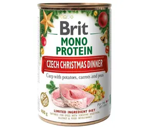 Brit Mono Protein Czeski obiad świąteczny 400 g / puszka dla psów 
