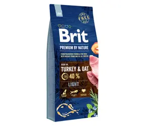 Brit Premium by Nature Light 15 kg / Kompletna karma dla psów / dla psów wszystkich ras z nadwagą