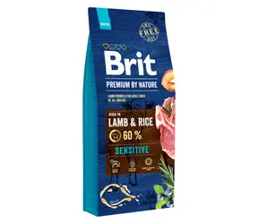 Brit Premium by Nature Sensitive Lamb 15 kg / Kompletna karma dla psów / dla psów z wrażliwym układem trawiennym
