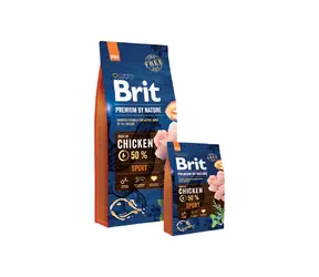 Brit Premium by Nature Sport 3 kg / Kompletna karma dla psów / dla psów o wysokiej wydajności energetycznej
