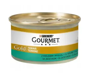 PURINA GOURMET GOLD pasztet z królika 85 g / Karma w puszkach dla kotów / wyczerpany