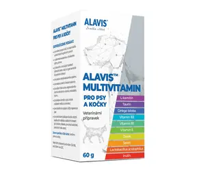 ALAVIS Multiwitamina dla psów i kotów 60g