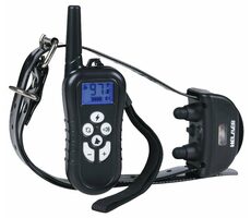 HELMER TC 21 czarna / Elektroniczna obroża treningowa dla psów / zasięg 500m / obwód 65 cm / IP67