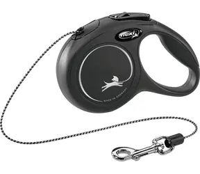 Flexi Classic Nowy kabel XS przewód 3 m czarny / max. 8 kg