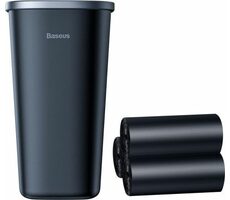 Baseus CRLJT-A01 Mini samochodowy kosz na śmieci czarny