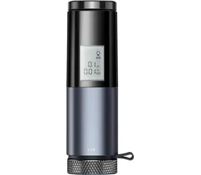 Baseus CRCX-01 Cyfrowy tester alkoholu bez ustnika czarny / LCD 