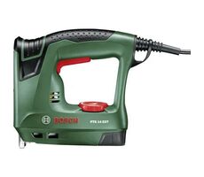 BOSCH PTK 14 EDT/ Zszywacz / 230 V / Szerokość zszywek 11,4 mm / Długość zszywek 6-14 mm / Długość gwoździa 14 mm