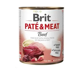 Brit Paté & Meat Beef 800 g / Puszka dla psów / Indyk i Wołowina