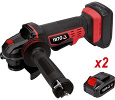 YATO YT-82828 / Akumulatorowa szlifierka kątowa / 10000 RPM / 125 mm / 18V / 2x 3Ah