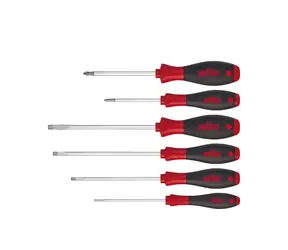 Zestaw wkrętaków Wiha 07152 SoftFinish 6 szt. / Płaskie / Phillips