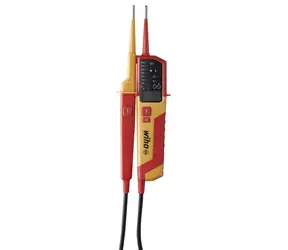 Wiha 45217 Tester napięcia i ciągłości obwodu / 0,5-1000 V AC / CAT IV / Zasilanie: 2x AAA
