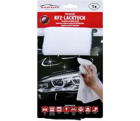 XANTOS 514202 Premium puszysta tkanina lakierowana biała / 40 x 40 cm