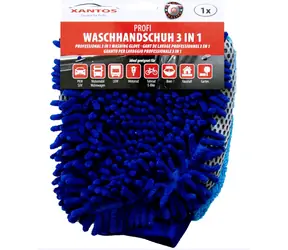 XANTOS 514206 Szenilowe rękawice do mycia samochodu 3w1