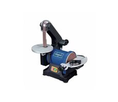 Scheppach BTS 700 / Szlifierka kombinowana / taśmowa i tarczowa / 250W / 13,6m/s / 2850 obr./min / tarcza 125mm / 230V